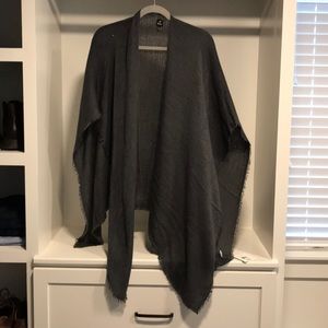 NWT Grey Cape/Wrap